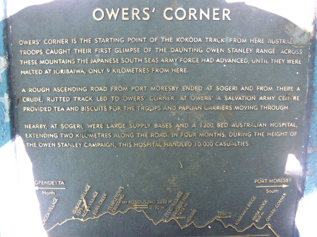 Cascade Gardens Memorial Plaque