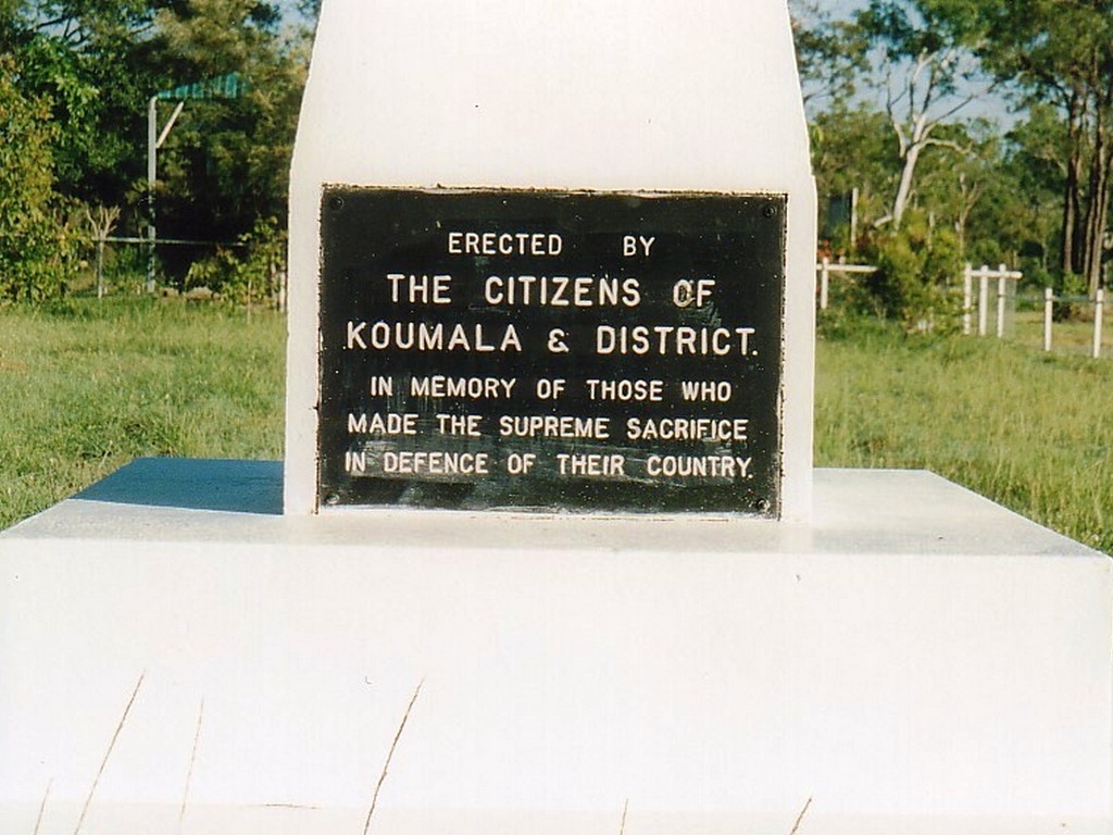 Koumala War Memorial