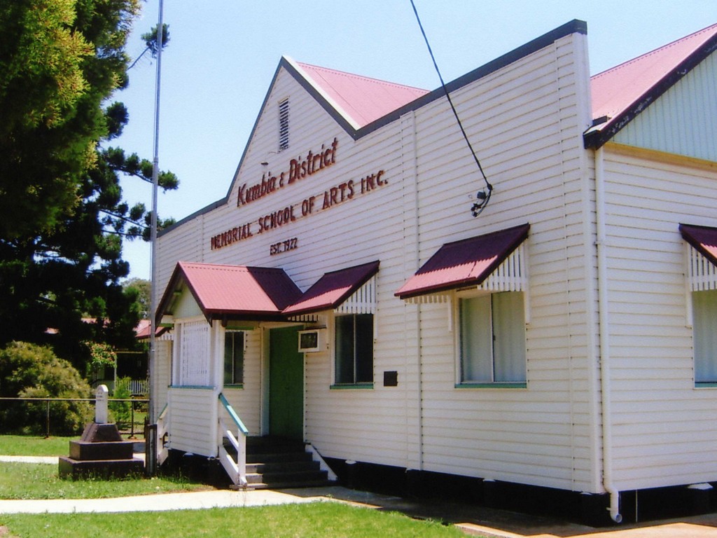 Kumbia and District Memorial School of Arts - front entrance