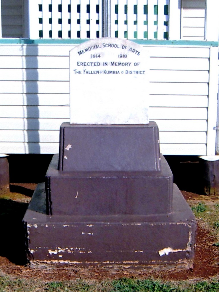 Kumbia and District Memorial School of Arts - Honour Stone