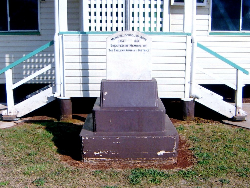 Kumbia and District Memorial School of Arts - Honour Stone