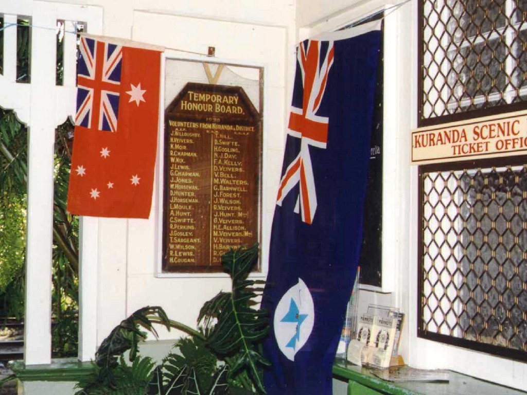 Kuranda Honour Board WWII