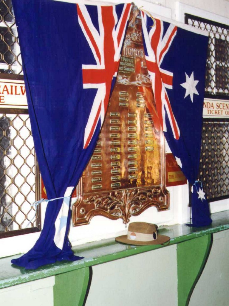 Kuranda Honour Board WWI
