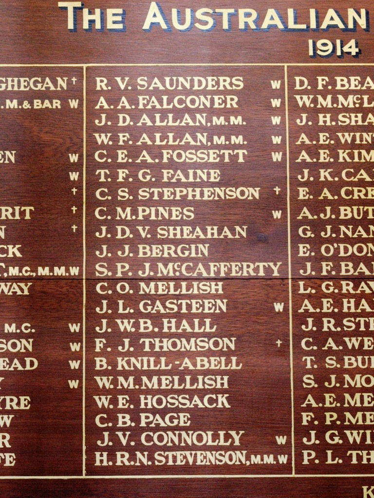 Lands Administration Department Honour Board