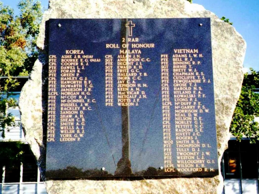 2nd Battalion The Royal Australian Regiment Memorial