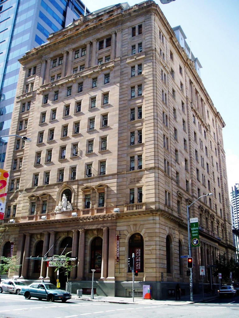 Original AMP Building, Cnr Edward and Queen Streets, now MacArthur Museum Brisbane Building c.2009