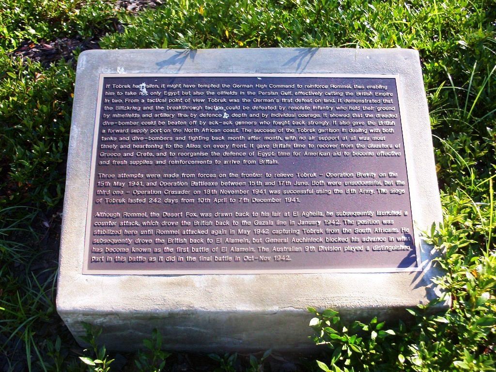 Mackay Rats of Tobruk Memorial