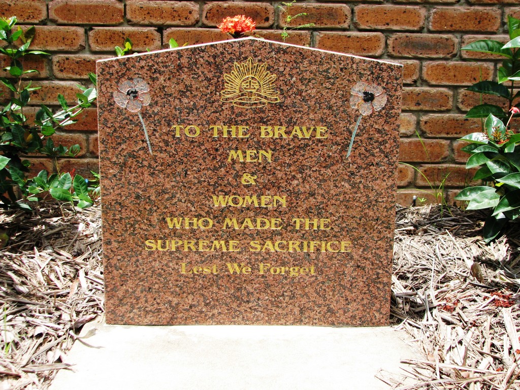 Mackay War Veterans Home Memorial