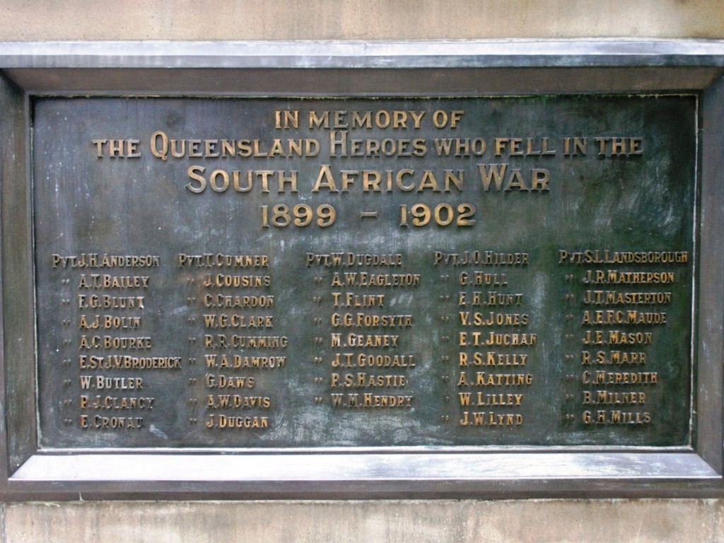 Anzac Square Boer War Memorial