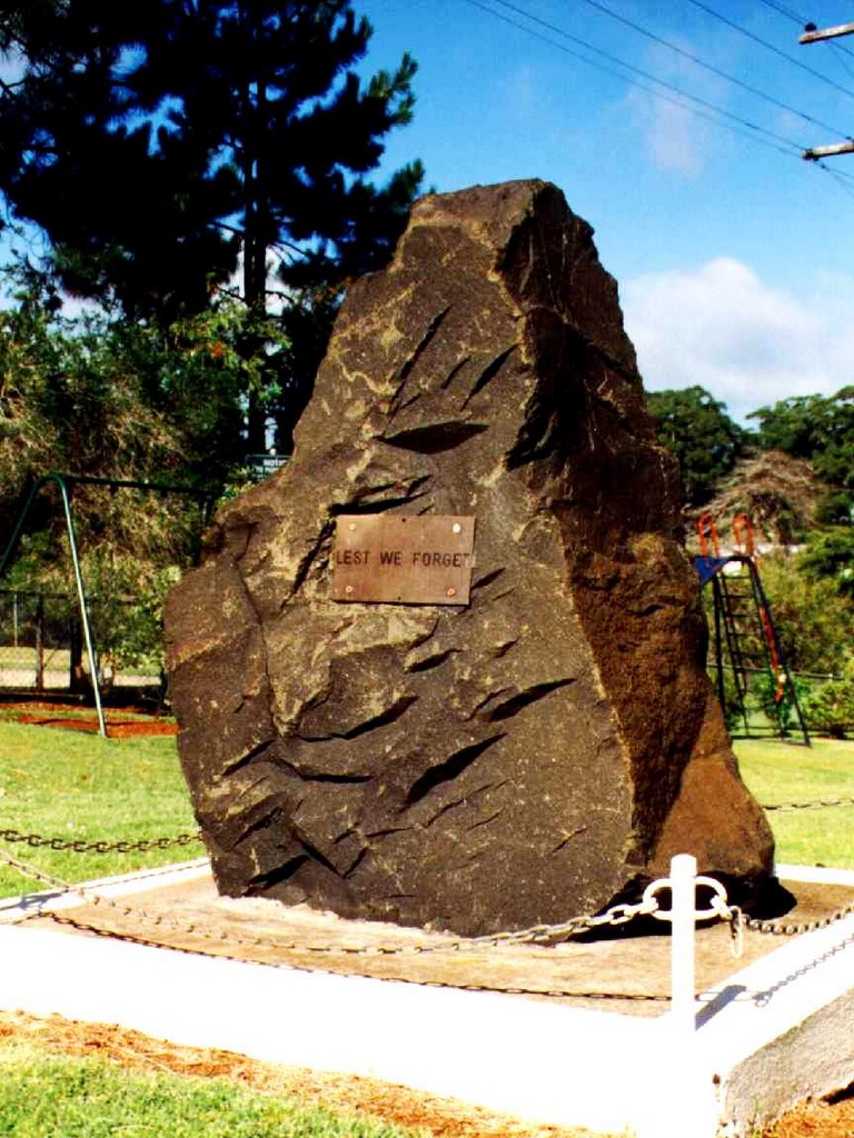 Mapleton Memorial Stone