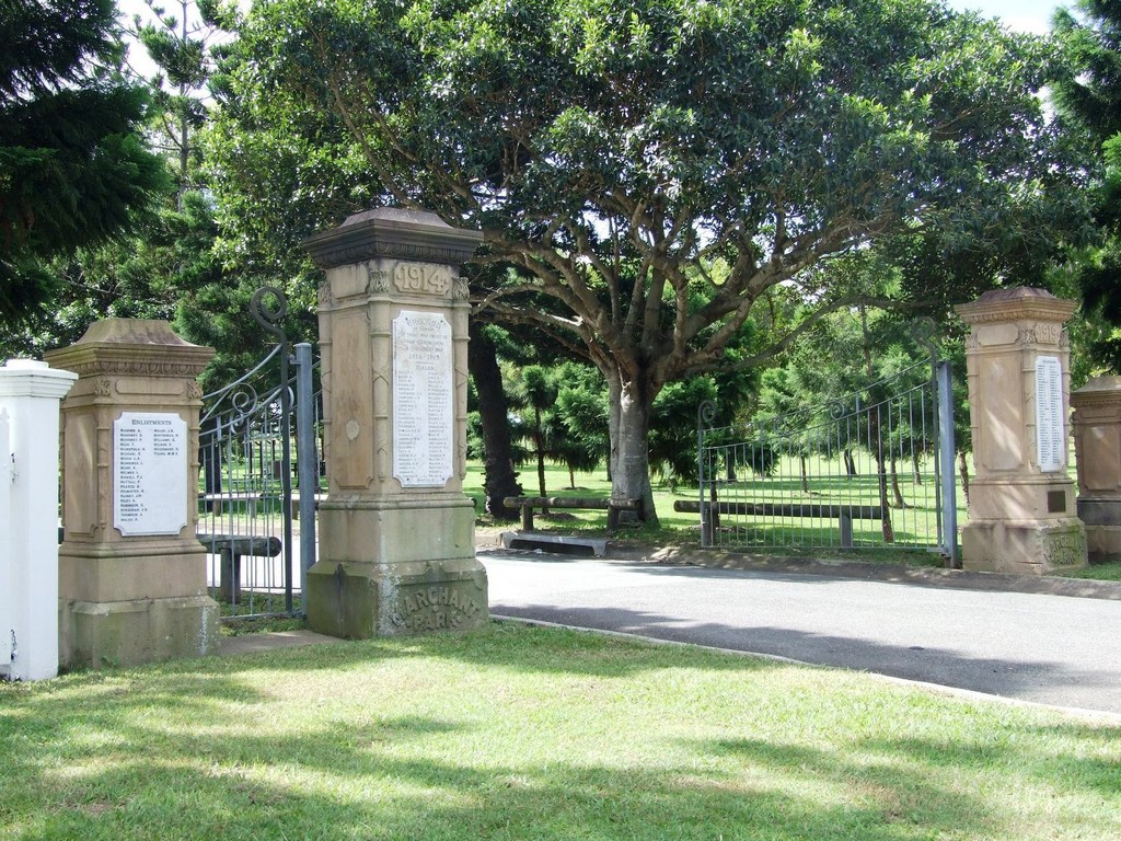 Marchant Park War Memorial Gates