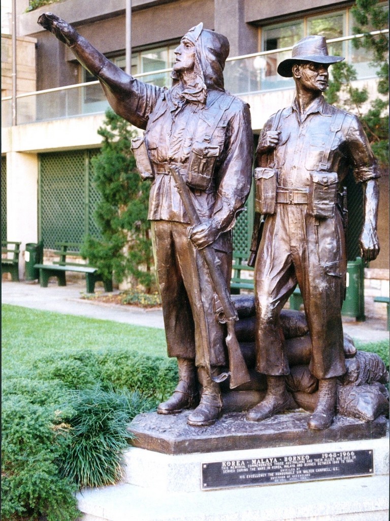 Anzac Square Korea Malaya Borneo Memorial
