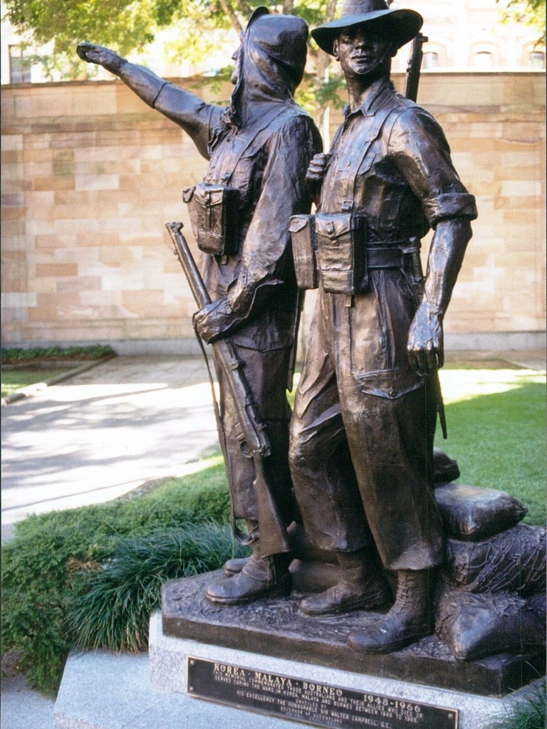 Anzac Square Korea Malaya Borneo Memorial