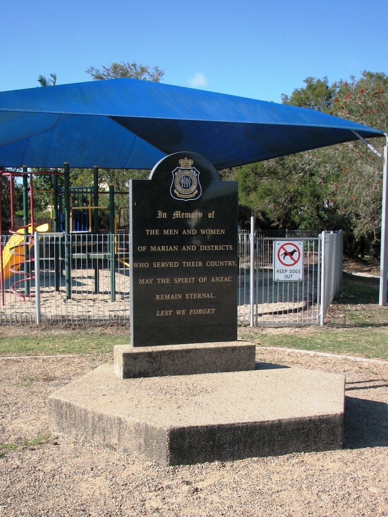 Marian War Memorial - overview