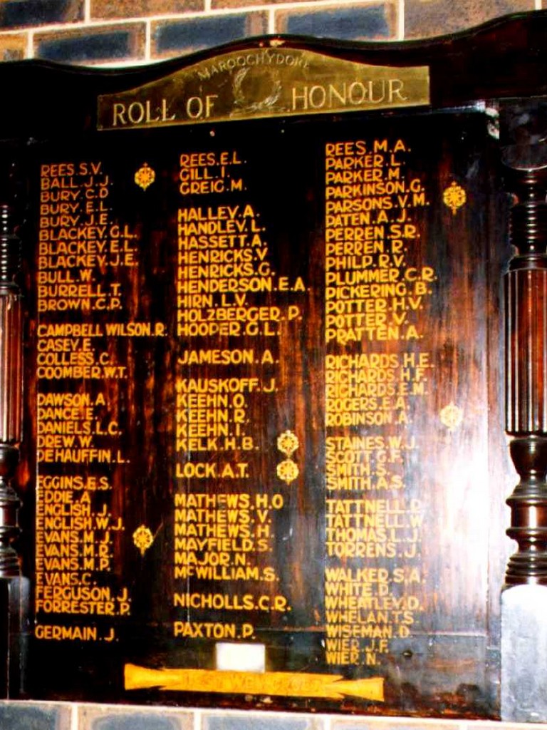 Maroochydore Roll of Honour