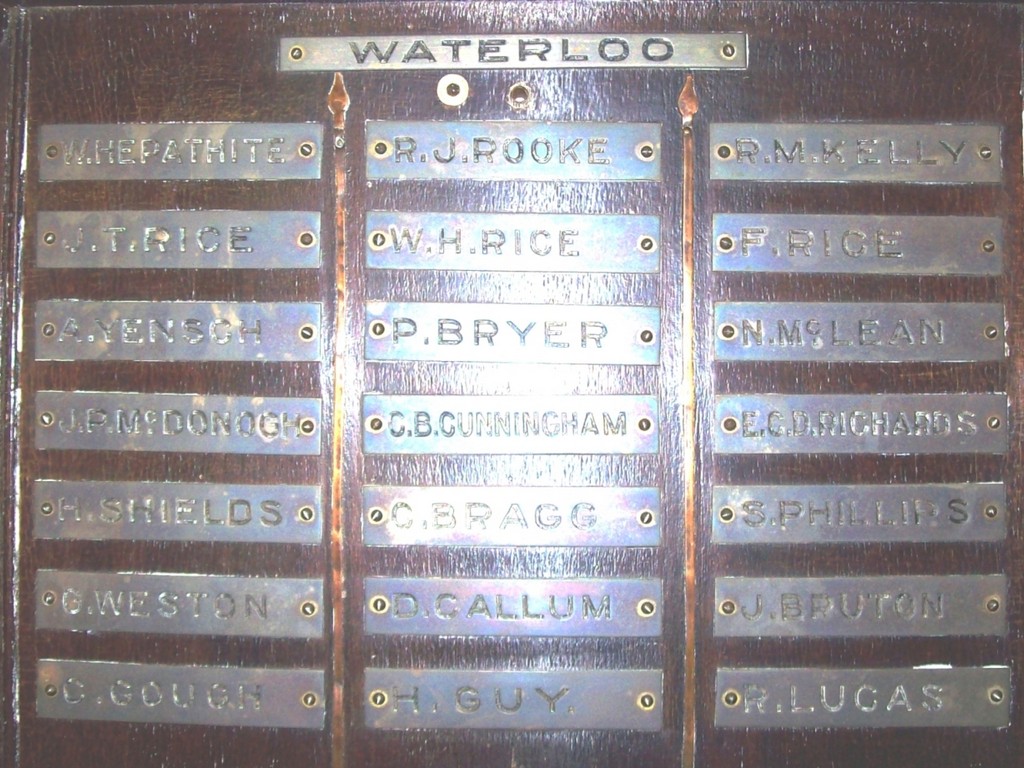Miara Waterloo and Yandaran 1914–1918 Honour Board