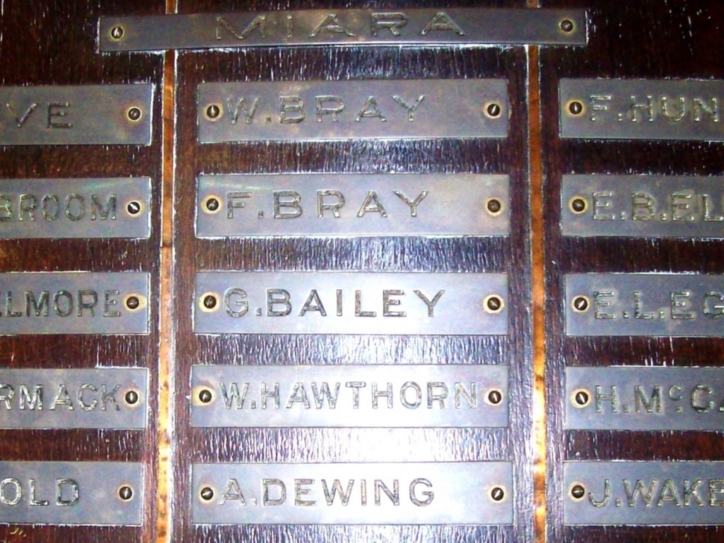 Miara Waterloo and Yandaran 1914–1918 Honour Board