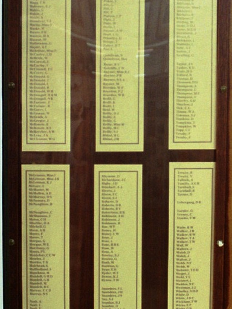 Miles Honour Roll