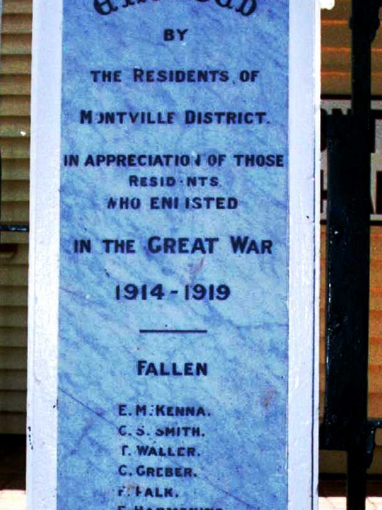 Montville Memorial Gates - Left