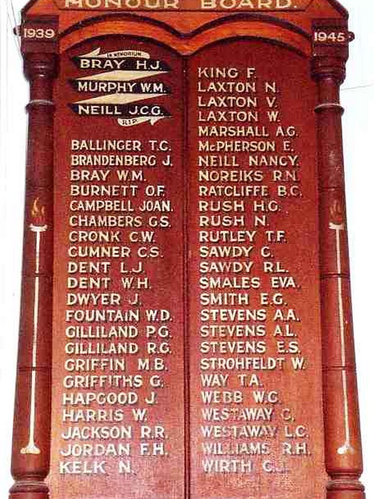 Mooloolah District Honour Board
