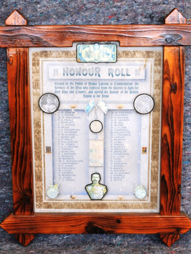 Mount Larcom and District Honour Roll