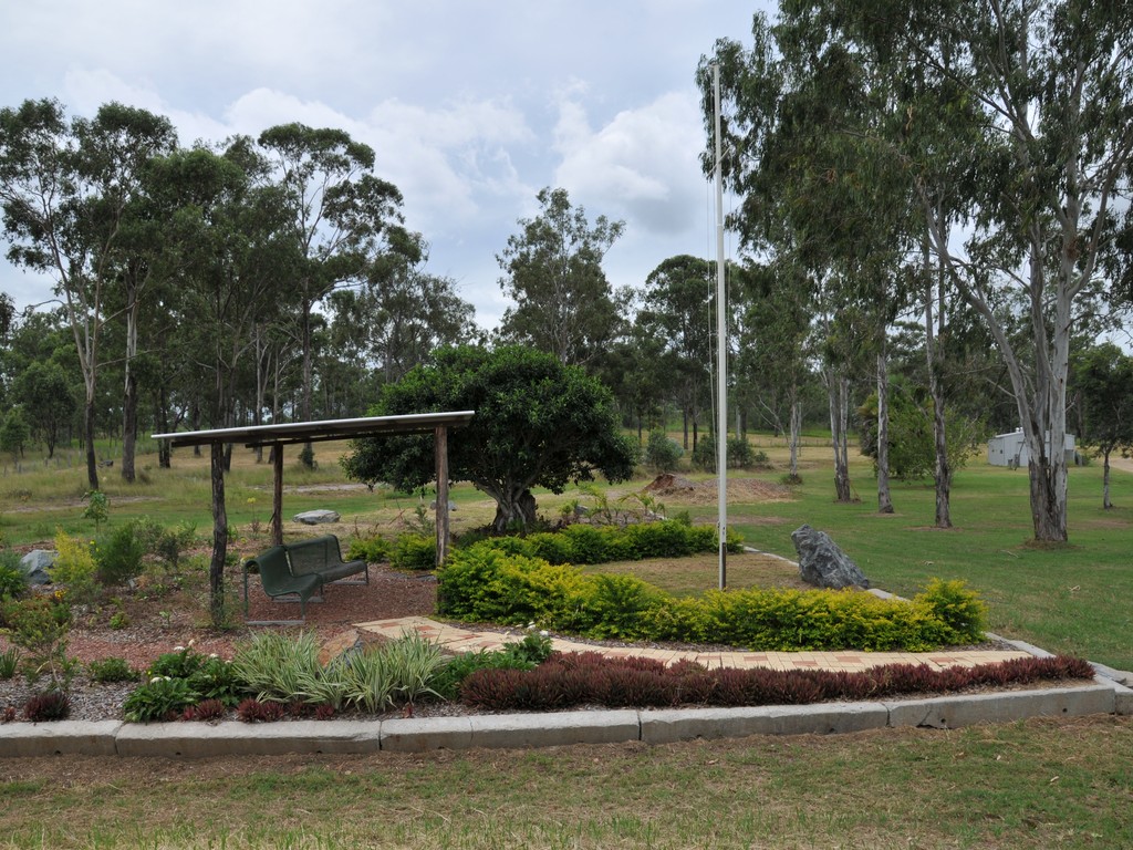Mount Larcom and District Sub-Branch of RSL Memorial Garden is a work in progress.