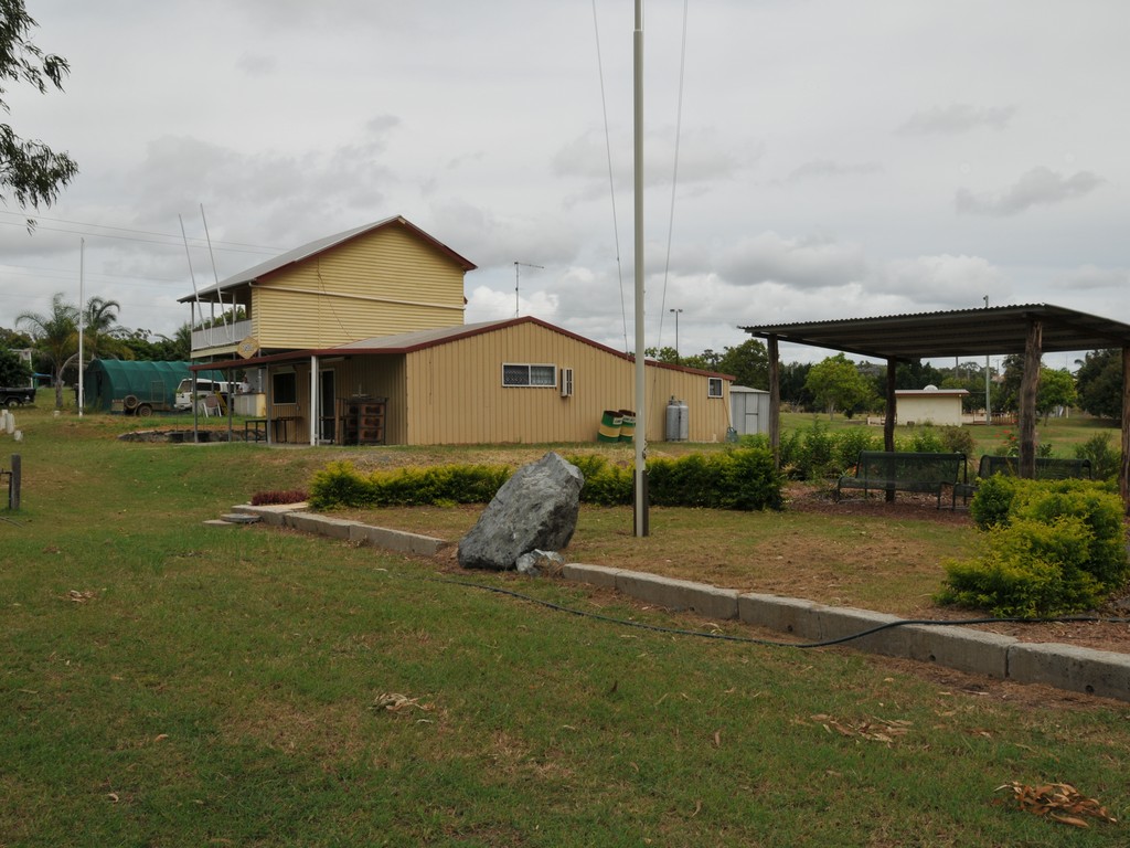 Layout of garden, RSL meeting rooms and memorabilia display rooms.