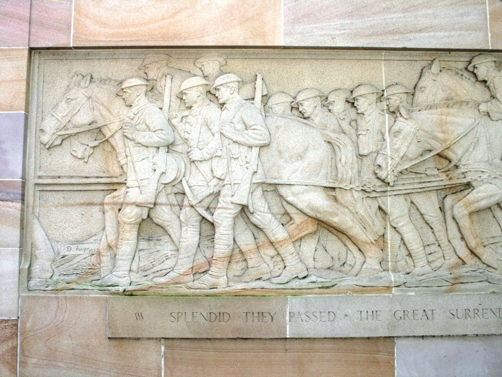 Anzac Square Womens Freize - Detail