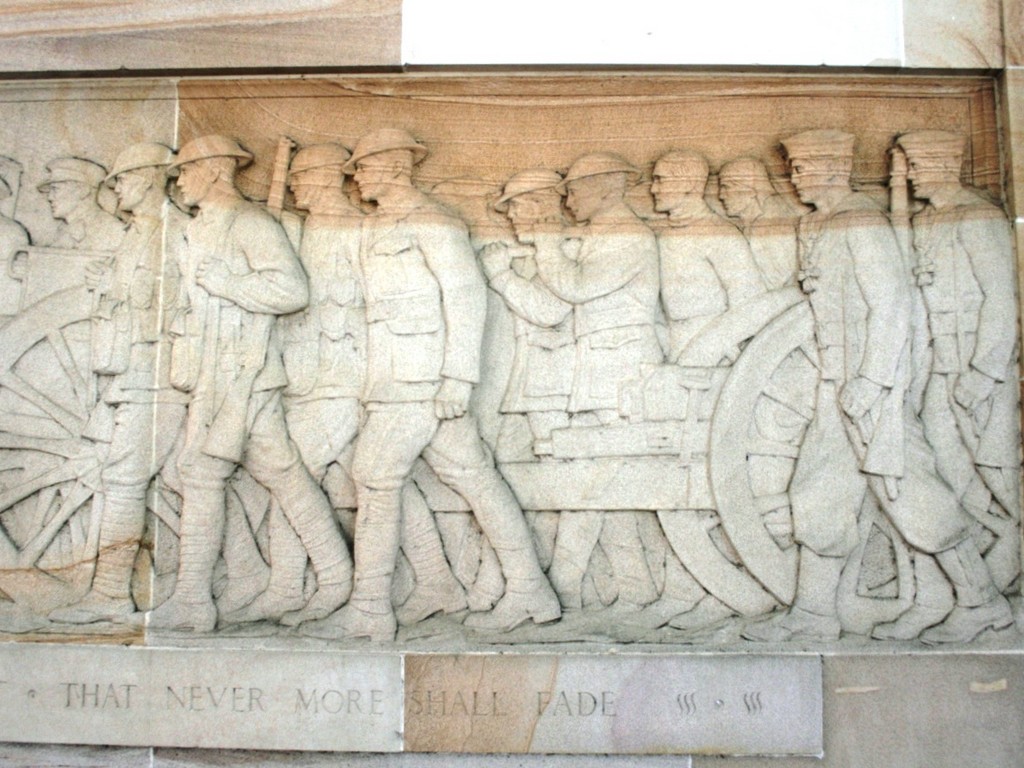 Anzac Square Womens Freize - Detail