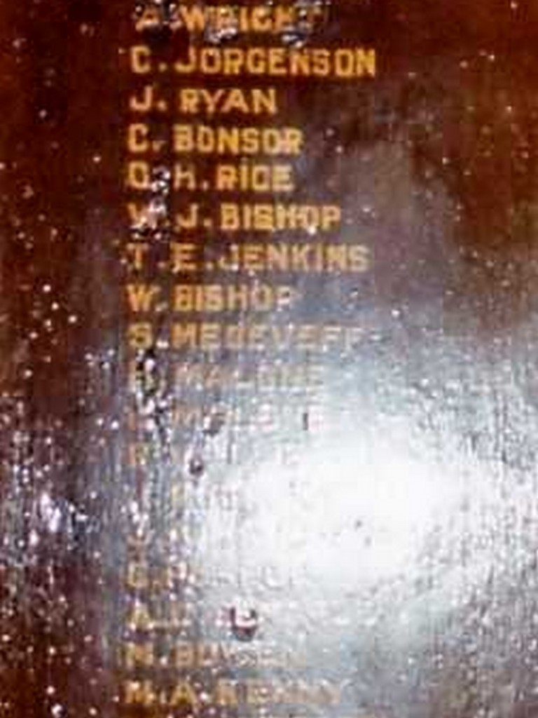 Mount Morgan Mine Honour Board