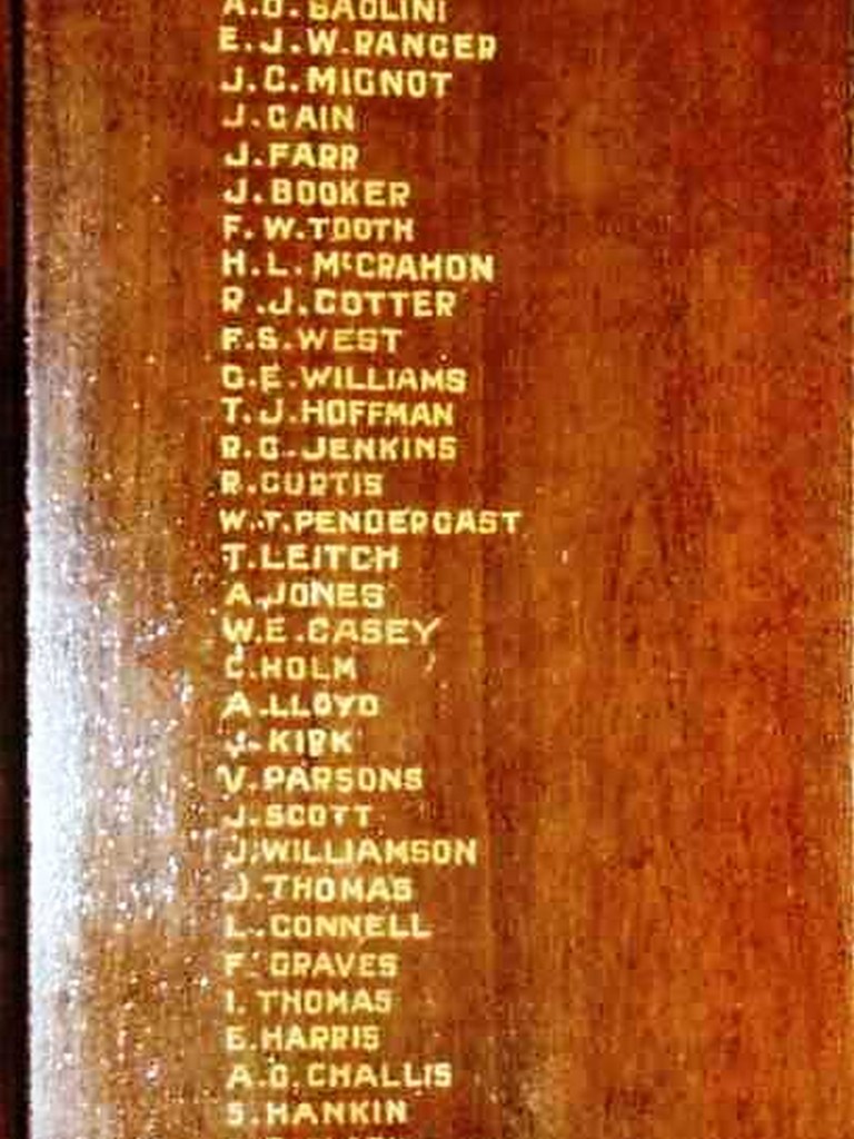 Mount Morgan Mine Honour Board