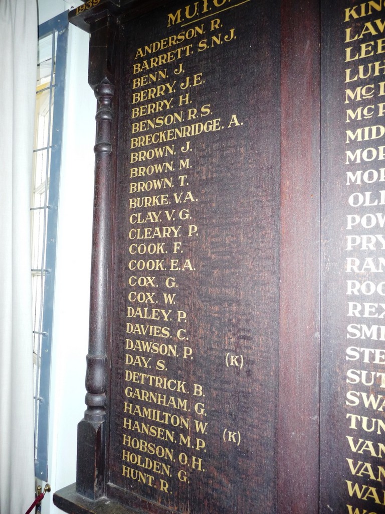 Moura RSLA Sub-Branch Honour Board