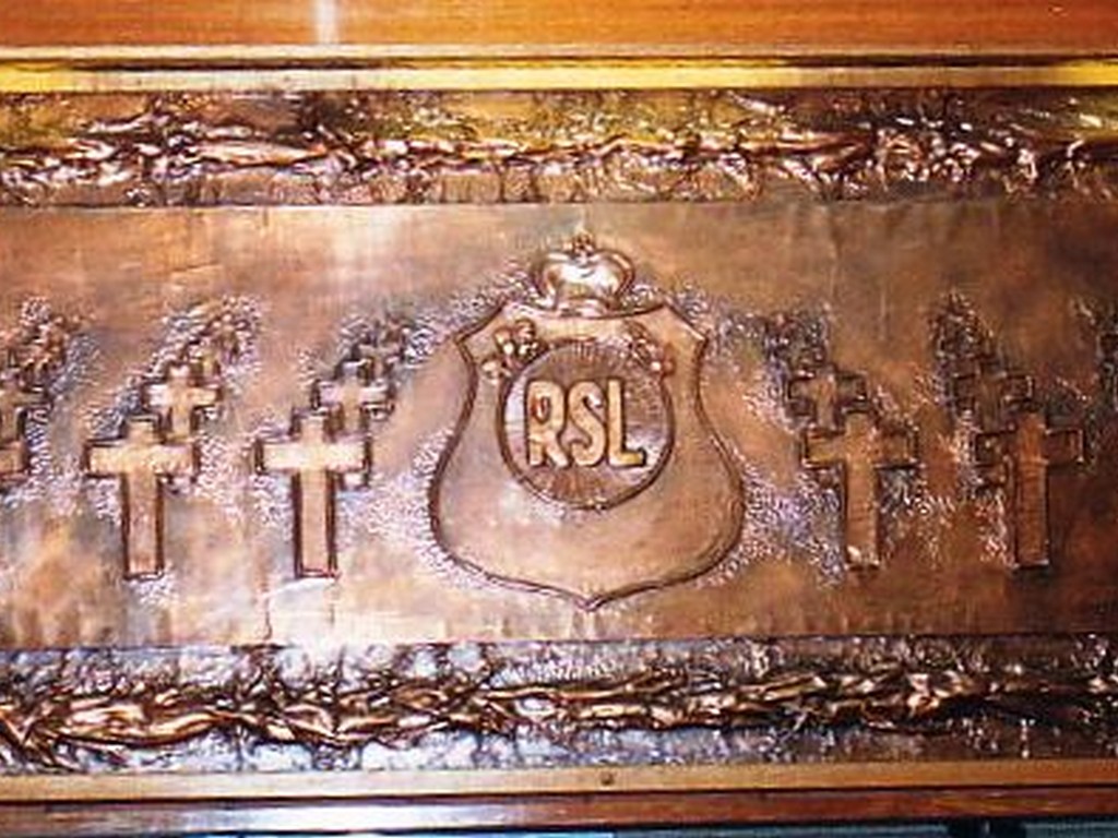 Murgon RSL HOnour Baord - detail
