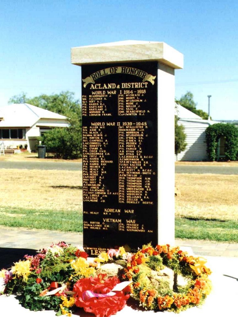 Acland War Memorial