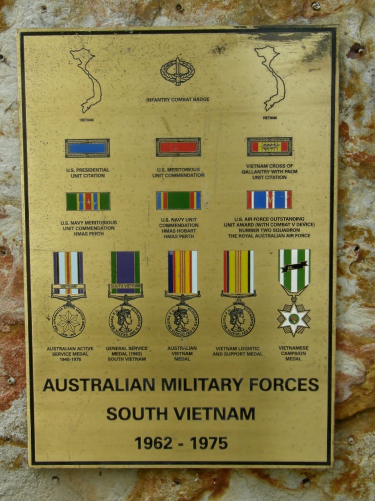 Vietnam Veterans Memorial - AMF South Vietnam Plaque
