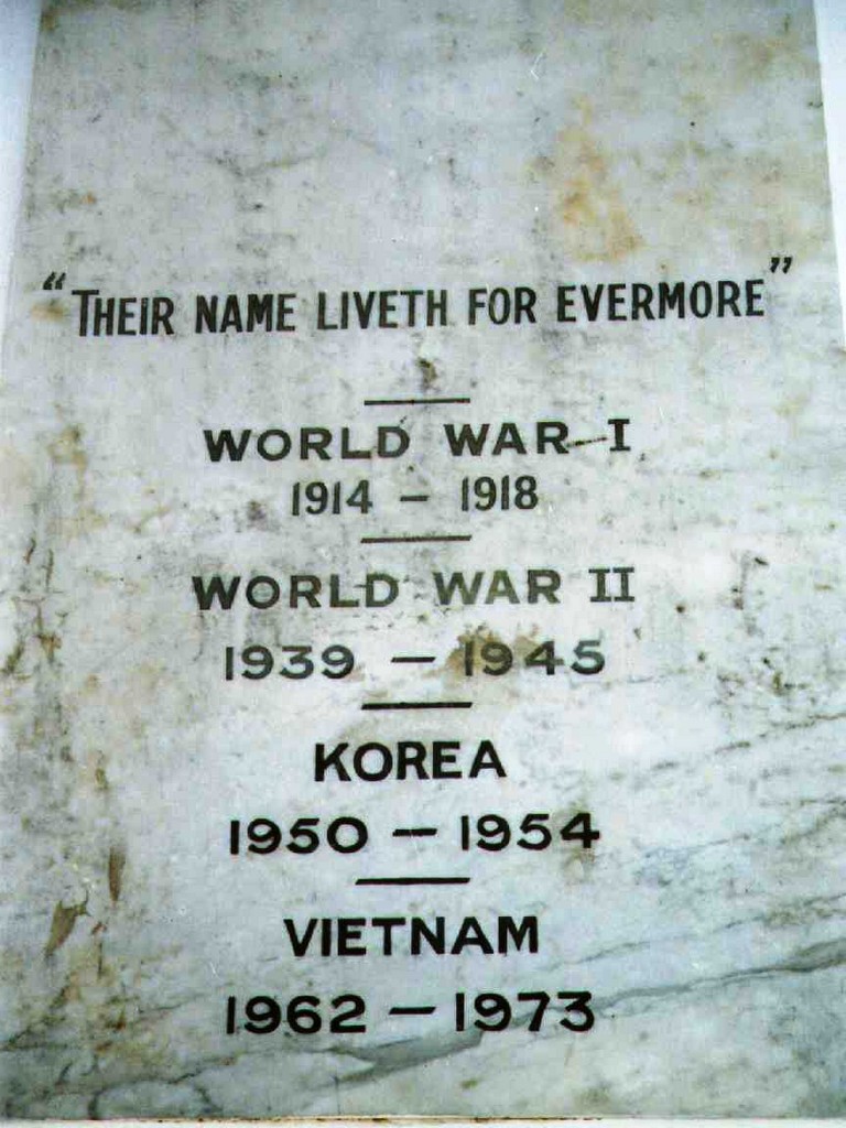 Nambour War Memorial Obelisk - Plaque