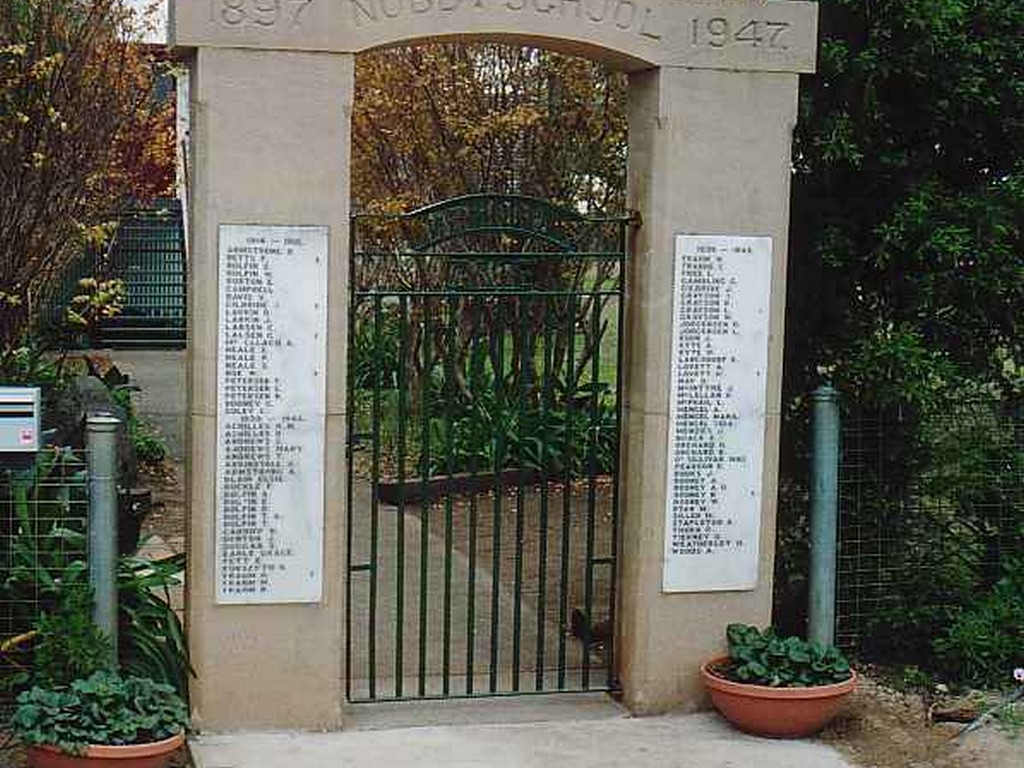 Nobby School Memorial Gate