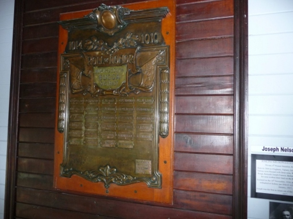 North and South Bucca District Roll of Honour 1914 - 1919