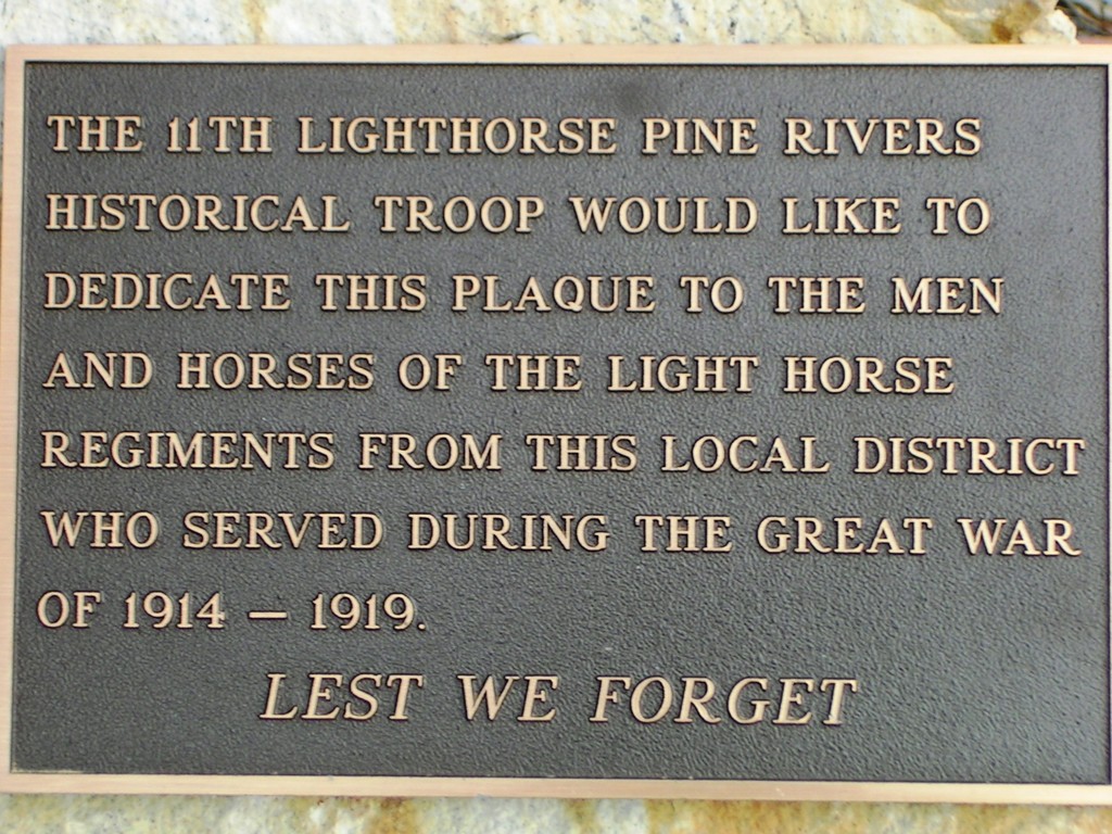 Northpine Country Park - Light Horse Memorial
