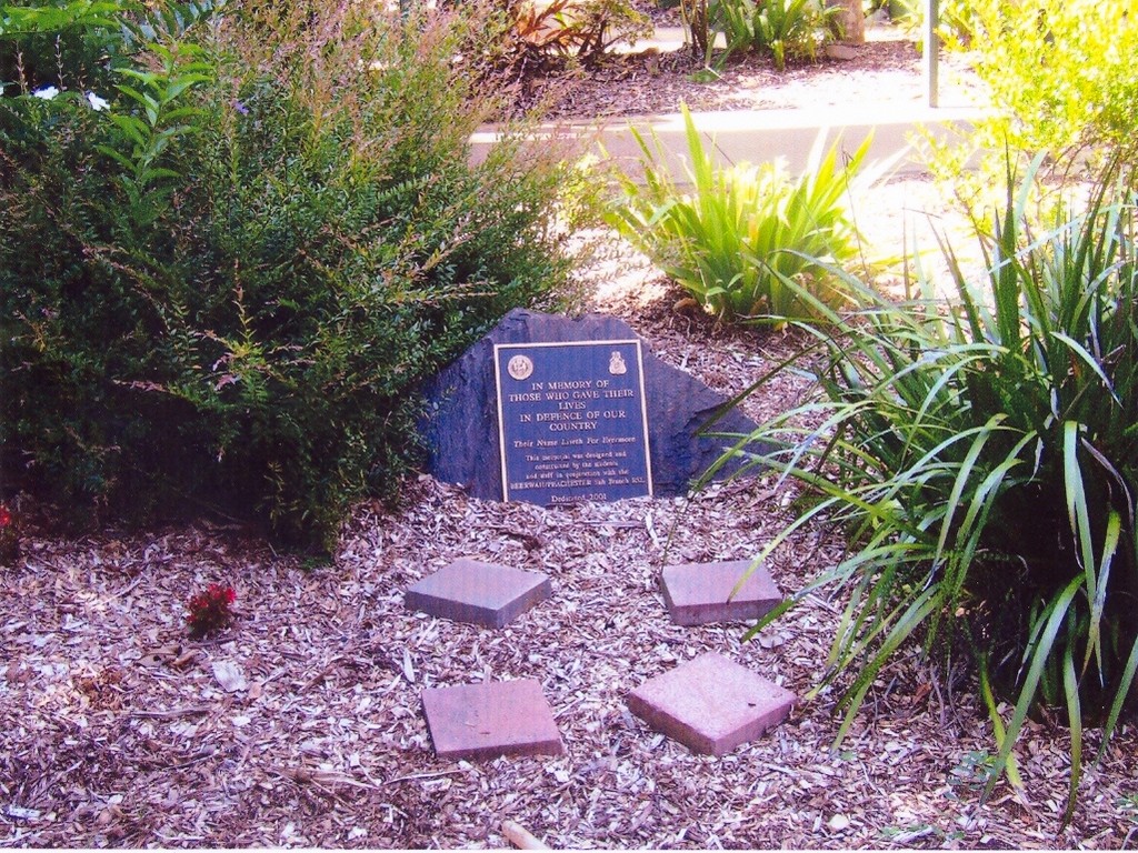Peachester State Primary School Memorial Stone