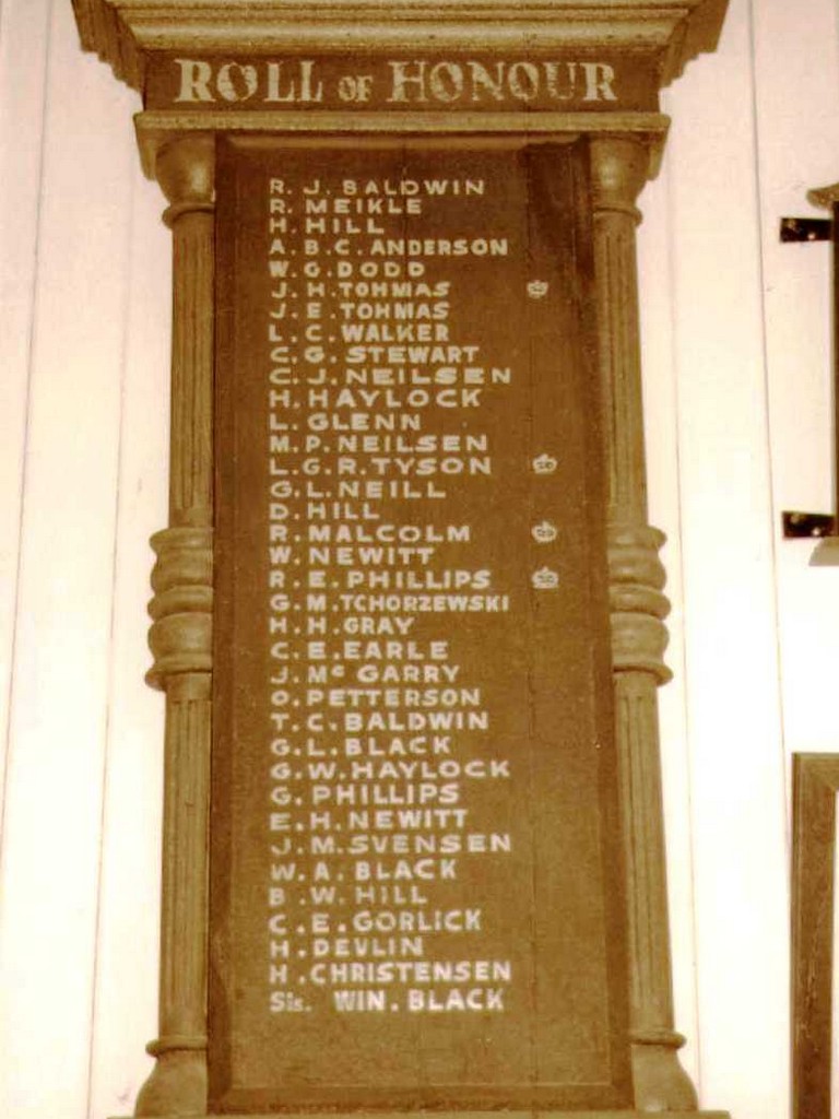 Pine Creek WWI Honour Board - 1999