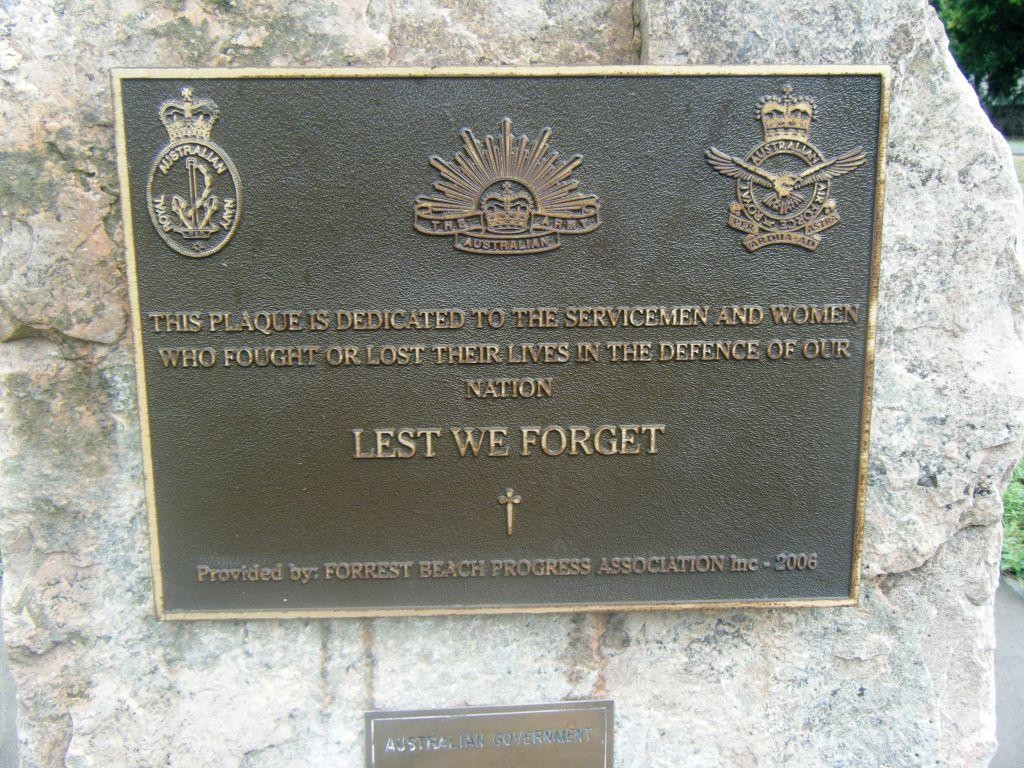 Saluting Their Service - Plaque