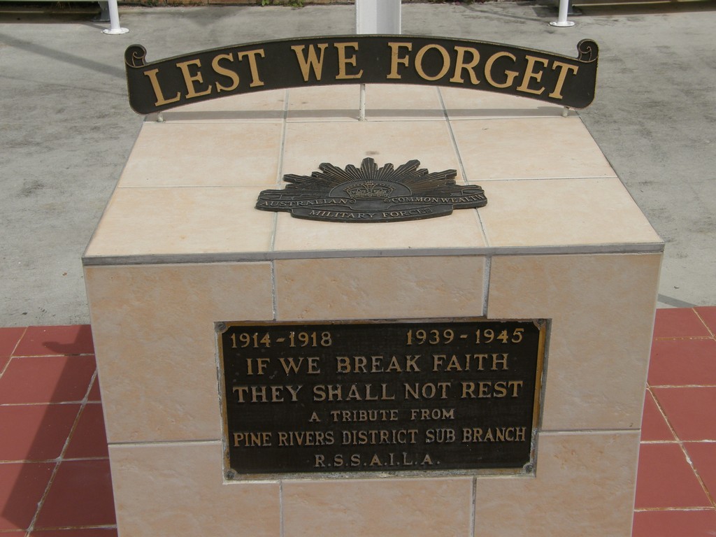 Pine Rivers RSL Cenotaph