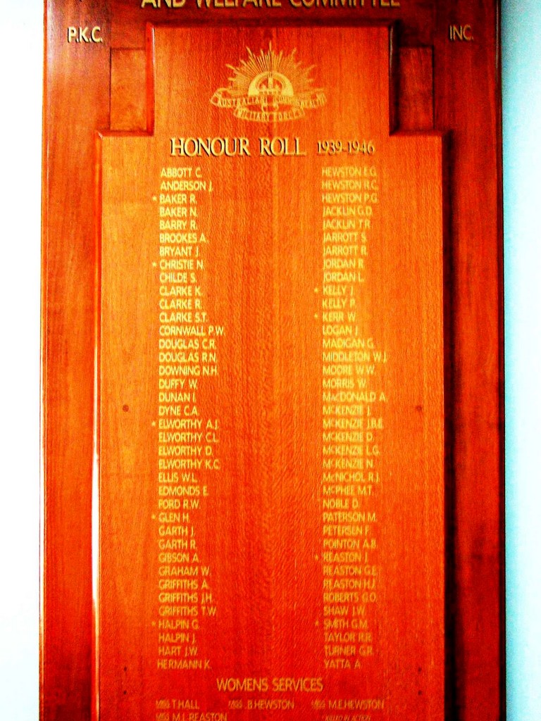 Pleystowe Honour Board