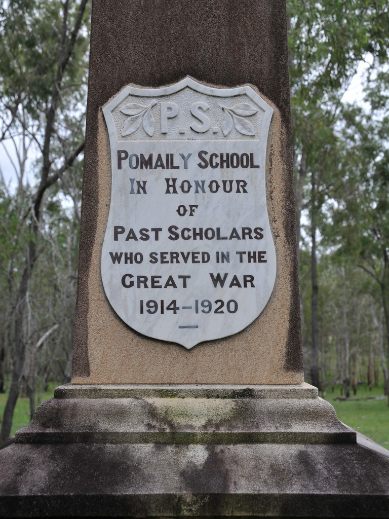 Honour plaque on the front bottom of the obelisk - P.S. … 1920 - 8 lines