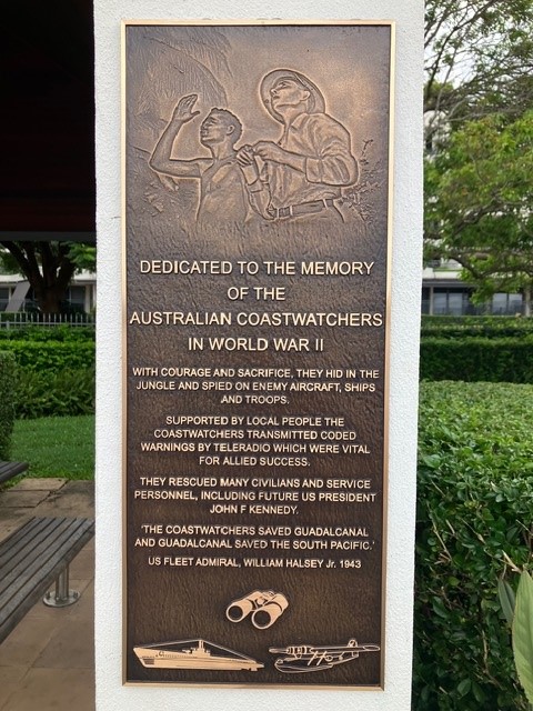 Coastwatchers Memorial Plaque